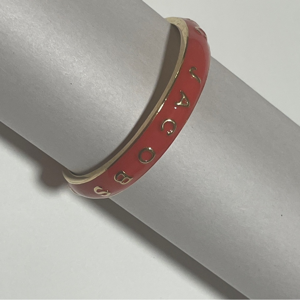 Vintage Marc Jacobs Enamel Goldtone Bangle Bracelet